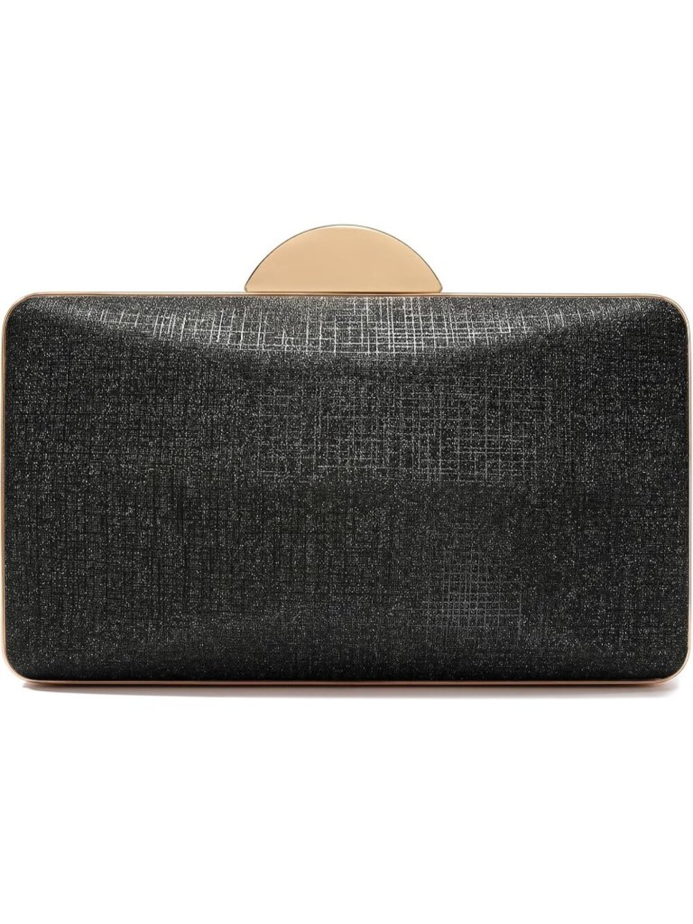 👜 Women's Black Champagne Clutch Formal Elegance Evening Glitter Handbags